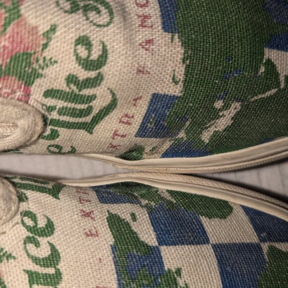 Rare "No Place Like Home" Hemp Vans Men size 4 Women size 5.5 - Picture 4 of 7